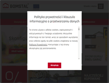 Tablet Screenshot of bomstal.pl